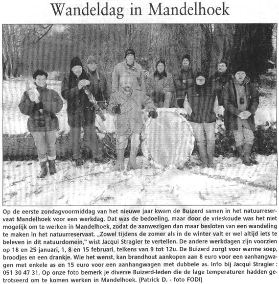 Wandeldag in Mandelhoek