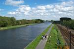zicht Mandelhoek vanop Emelgem brug