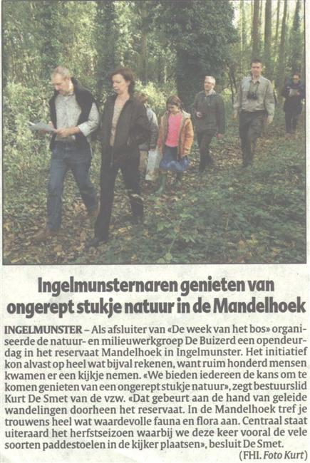 ongerept stukje natuur in Mandelhoek